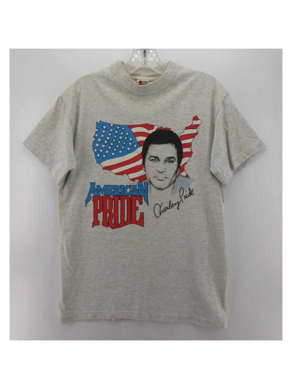 VINTAGE Charley Pride Shirt Medium American Pride Tour Signal Graphic *
